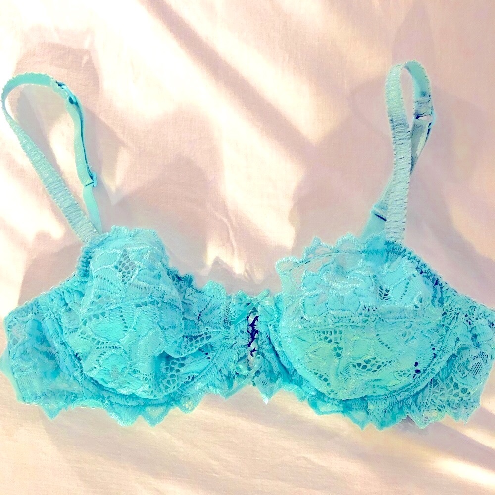 Baby Blue Lace Bralette